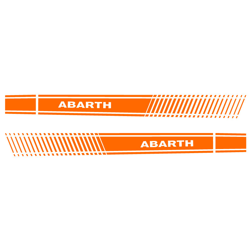 Kit Stickers Bandes Latérales Fiat Abarth Punto Evo