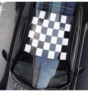 Sticker Damiers Toit pour...