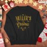 Pull de Noël avec le Nom de Famille à Personnaliser