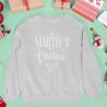 Christmas Sweatshirt with Family Name to Personalize