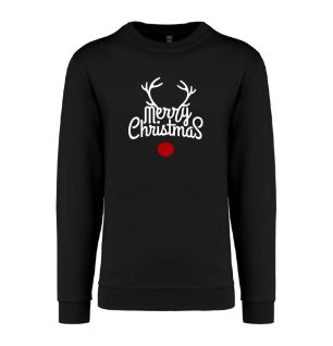 Pull de Noël Cerf Merry Christmas