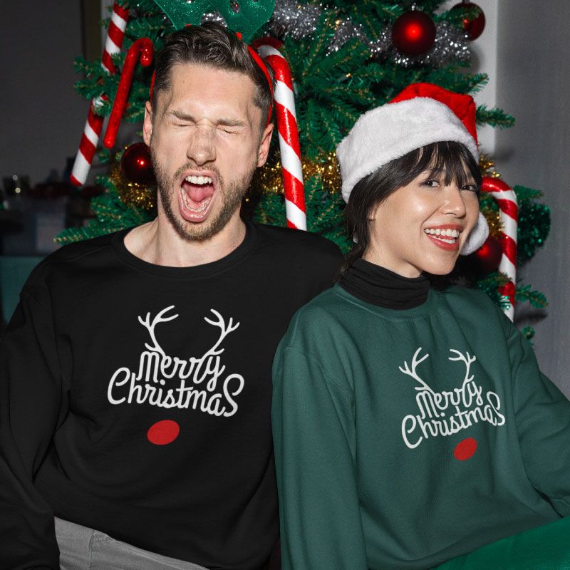 Merry Christmas Deer Sweatshirt