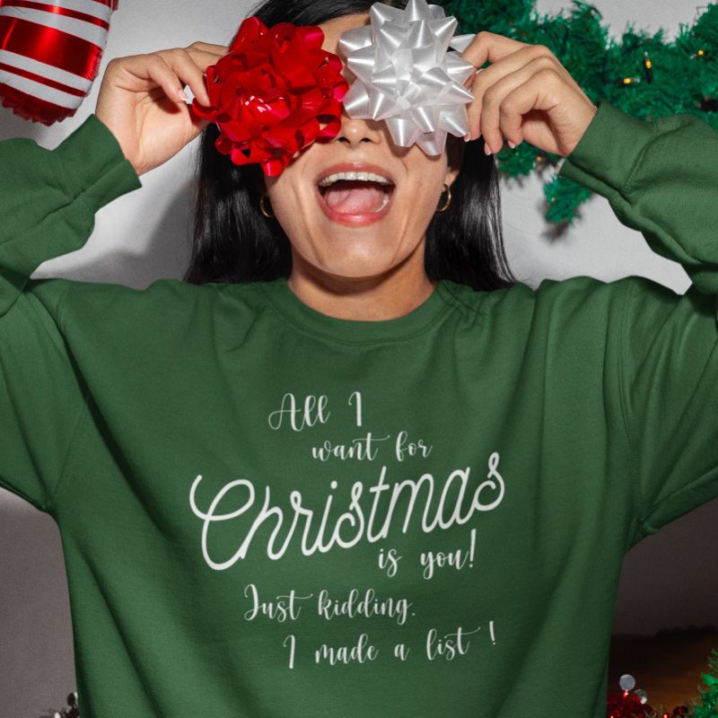 "All I Want For Christmas Is You!" Weihnachtspullover