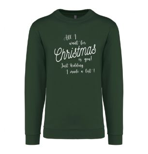 "All I Want For Christmas Is You!" Sweatshirt