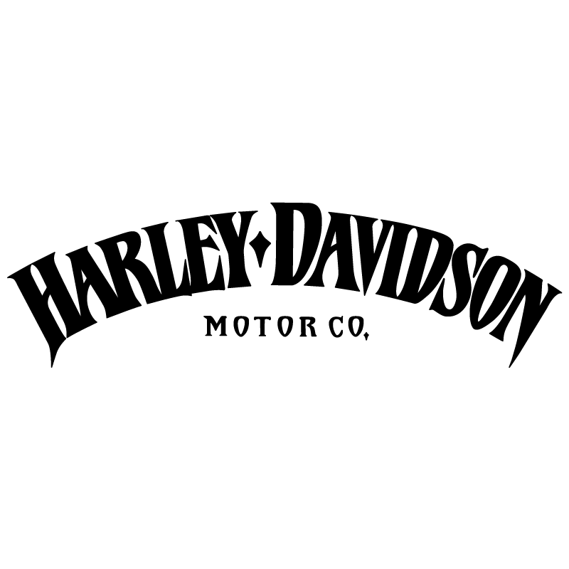 Sticker Moto Harley-Davidson Iron 883 Logo en noir
