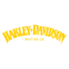 Sticker Moto Harley-Davidson Iron 883 Logo en jaune