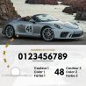 Kit Stickers Porsche 911-991 Speedster Heritage Edition