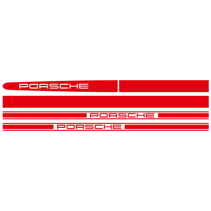 Kit Stickers Bandes Porsche 911 Carrera Motorsport