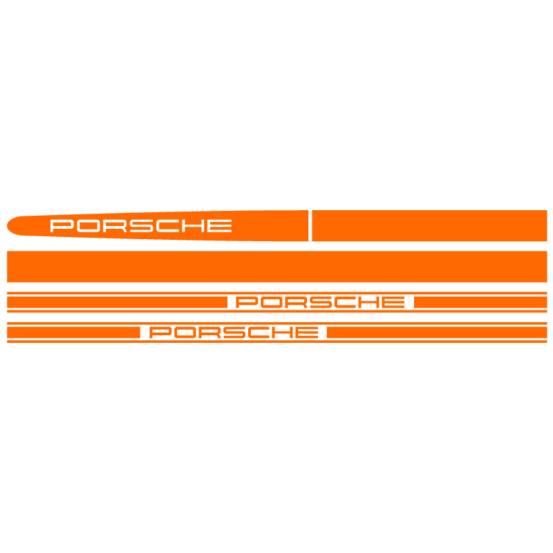 Kit Stickers Bandes Porsche 911 Carrera Motorsport