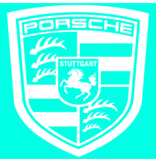 Sticker Porsche Stuttgart Logo en pochoir pour peinture