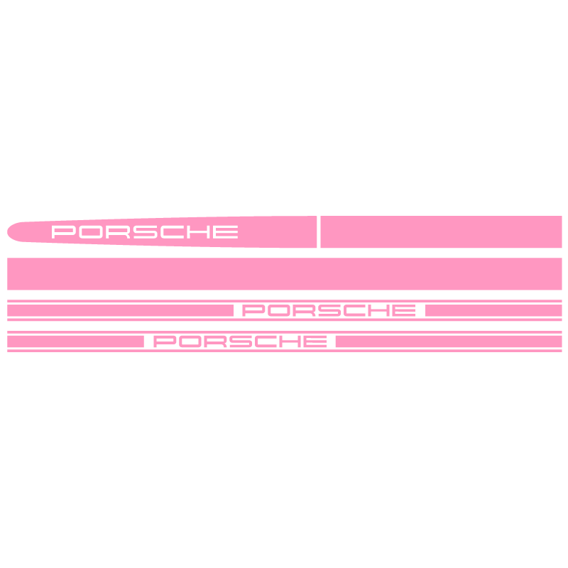 Kit Stickers Bandes Porsche 911 Carrera Motorsport
