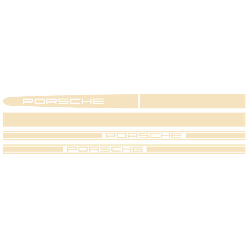 Kit Stickers Bandes Porsche 911 Carrera Motorsport