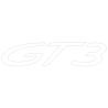 Sticker Porsche 911 GT3 en blanc