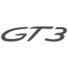 Sticker Porsche 911 GT3 en gris foncé