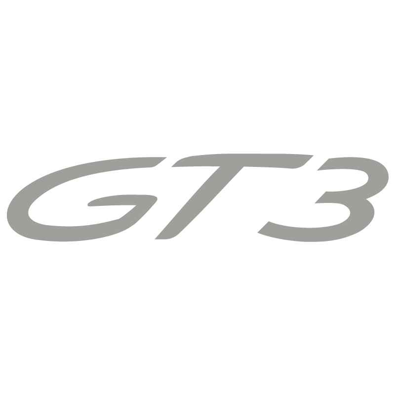 Sticker Porsche 911 GT3 en gris clair