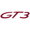 Sticker Porsche 911 GT3 en bordeaux