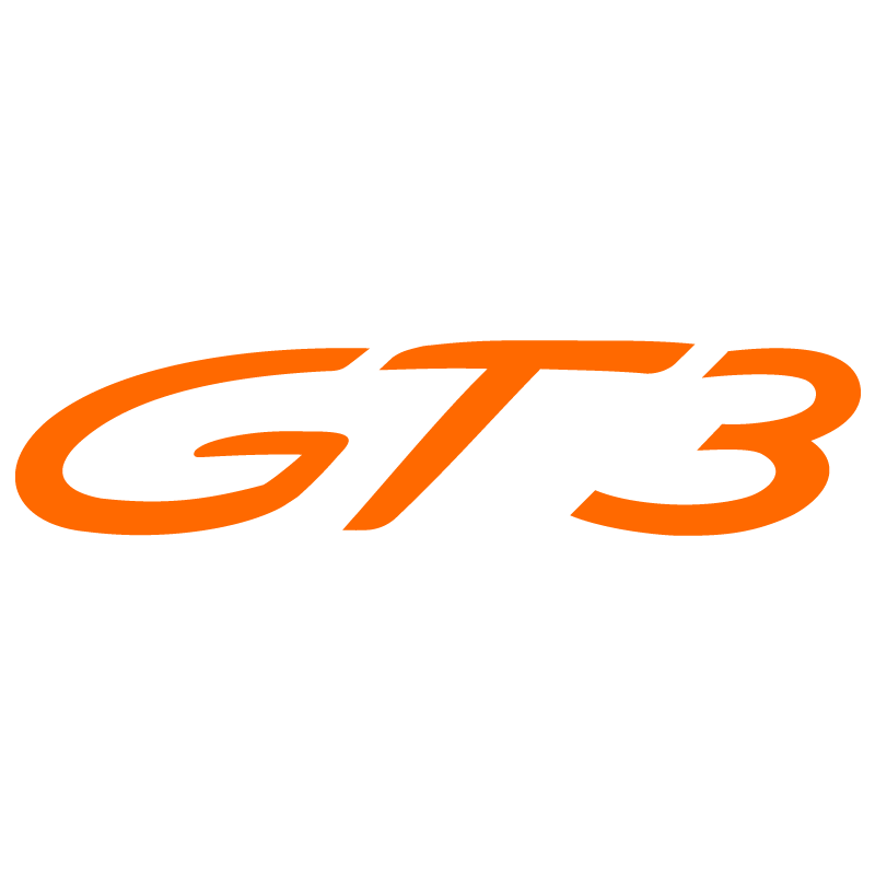Sticker Porsche 911 GT3 en orange