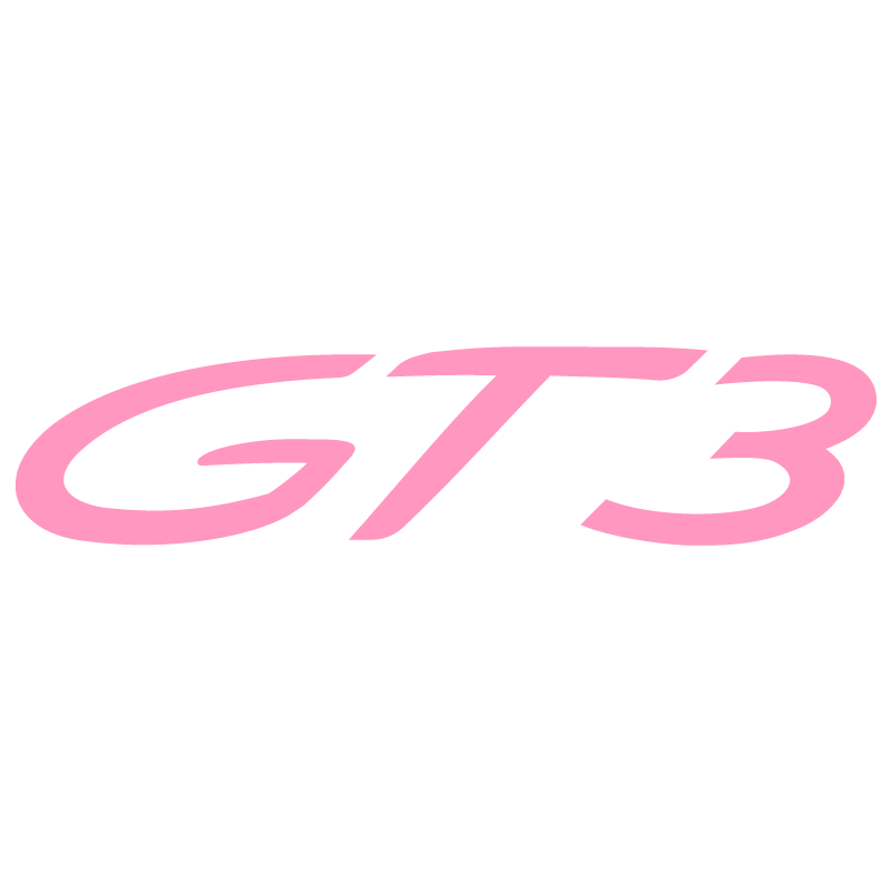 Sticker Porsche 911 GT3 en rose