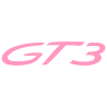 Sticker Porsche 911 GT3 en rose