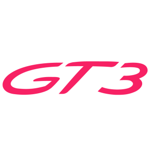 Sticker Porsche 911 GT3 en fuchsia