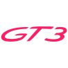 Sticker Porsche 911 GT3 en fuchsia