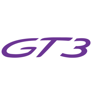 Sticker Porsche 911 GT3 en violet