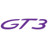 Sticker Porsche 911 GT3 en violet