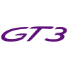 Sticker Porsche 911 GT3 en prune