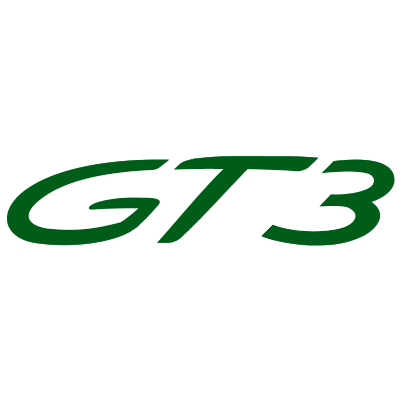Sticker Porsche 911 GT3 en vert foncé