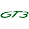 Sticker Porsche 911 GT3 en vert foncé