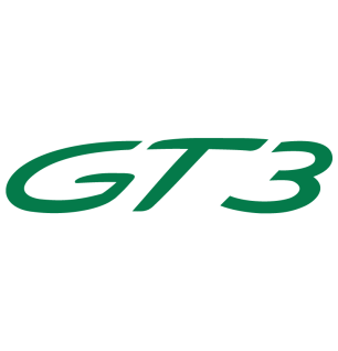 Sticker Porsche 911 GT3 en vert