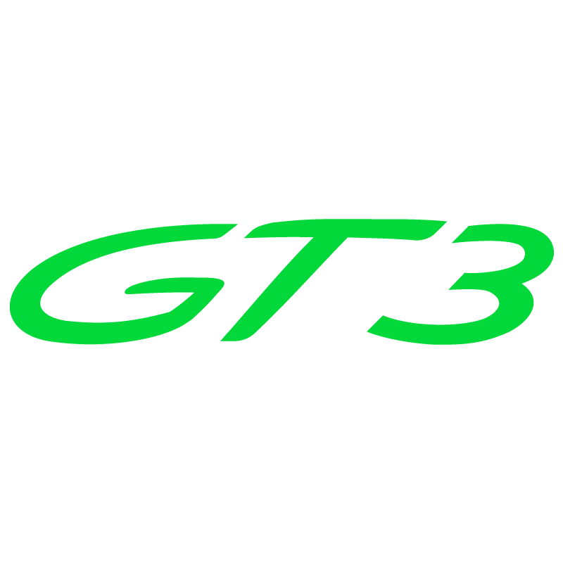Sticker Porsche 911 GT3 en vert lime