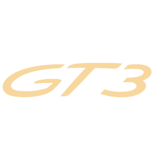 Sticker Porsche 911 GT3 en beige