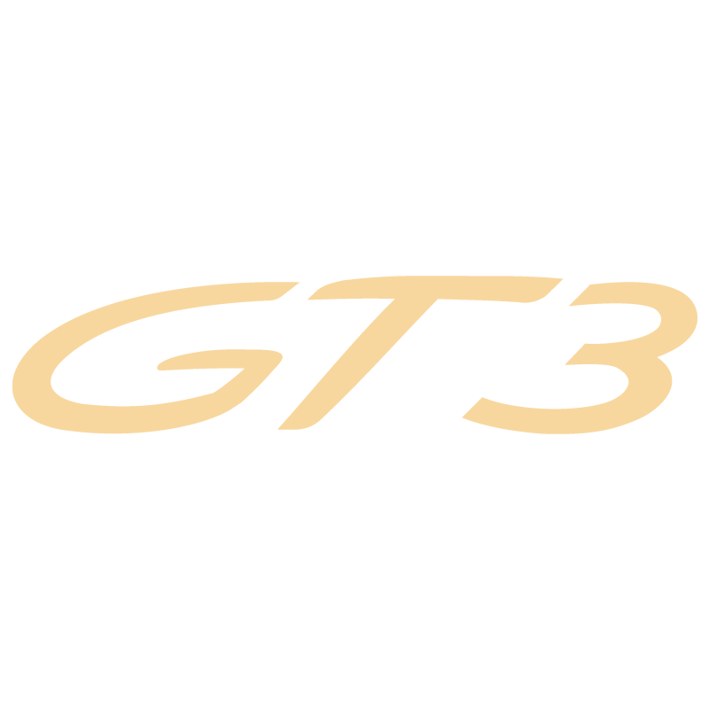 Sticker Porsche 911 GT3 en beige