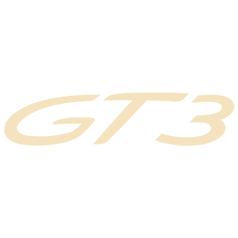 Sticker Porsche 911 GT3 en ivoire