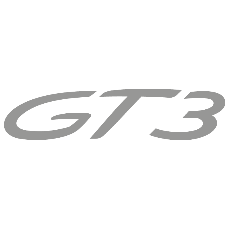 Sticker Porsche 911 GT3 en argent