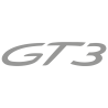 Sticker Porsche 911 GT3 en argent