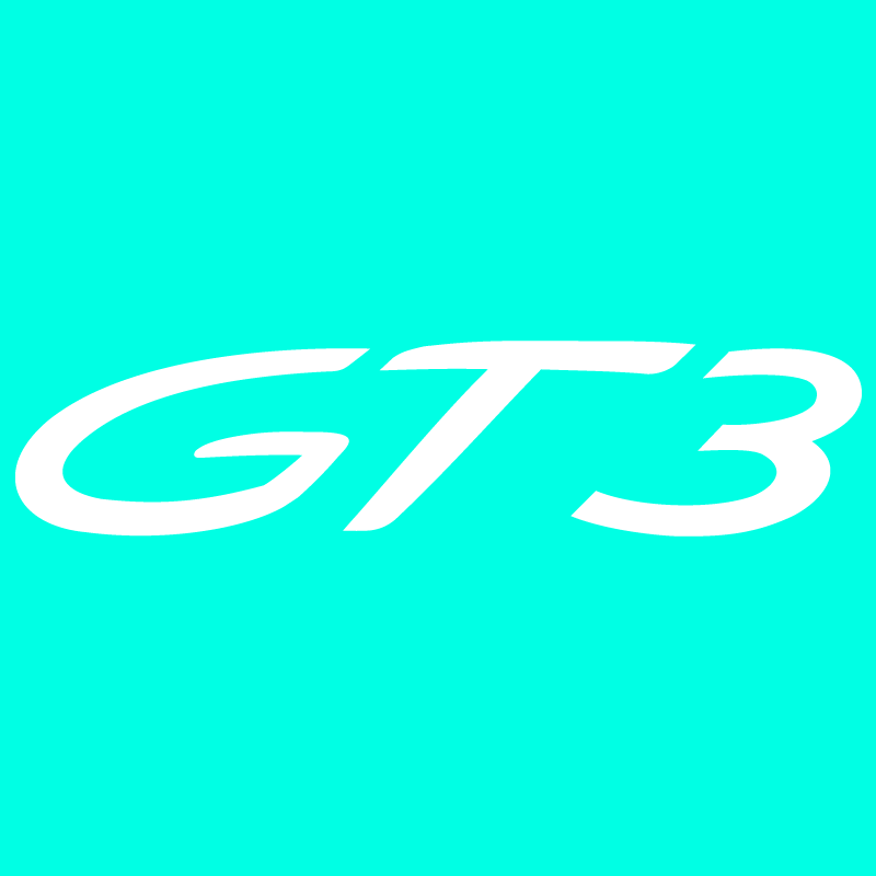 Sticker Porsche 911 GT3 en pochoir pour peinture