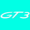 Sticker Porsche 911 GT3 en pochoir pour peinture