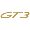 Sticker Porsche 911 GT3 en or mat