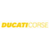 Sticker Moto Ducati Corse en jaune