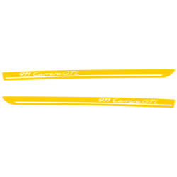 Kit Stickers Bandes Latérales Porsche 911 Carrera GTL en jaune