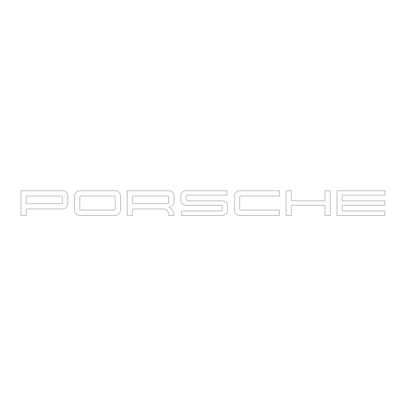 Kit Sticker Porsche Capot Moteur Logo