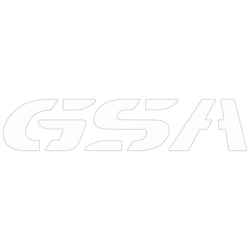 Sticker Moto BMW GSA Logo en blanc mat
