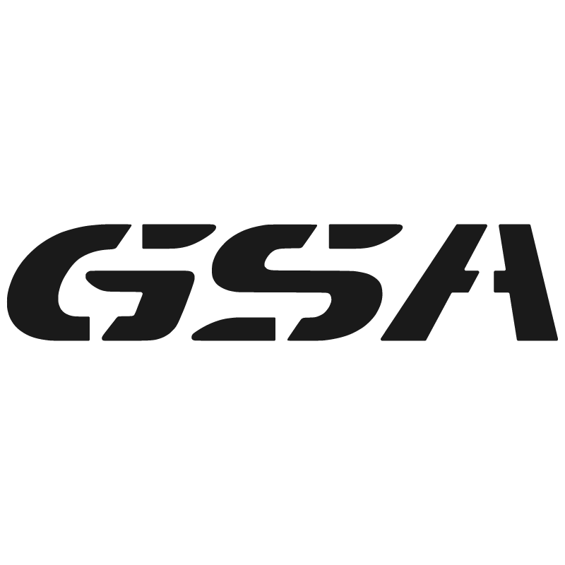 Sticker Moto BMW GSA Logo en noir mat