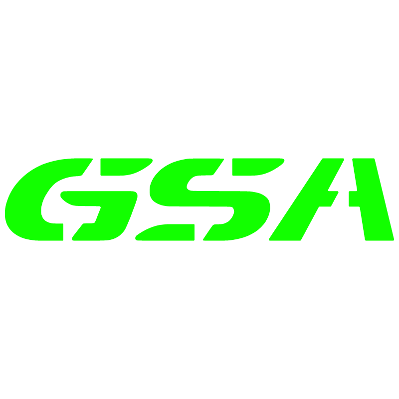 Sticker Moto BMW GSA Logo en vert fluo