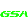 Sticker Moto BMW GSA Logo en vert fluo