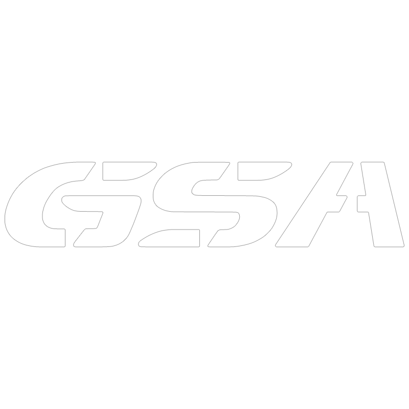 Sticker Moto BMW GSA Logo en blanc