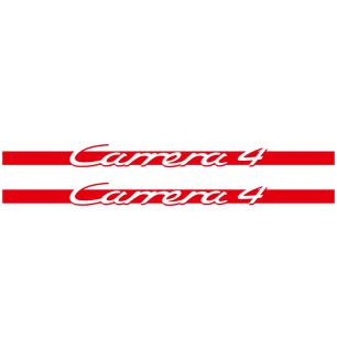 Kit Stickers Bandes latérales Porsche 911 Carrera 4