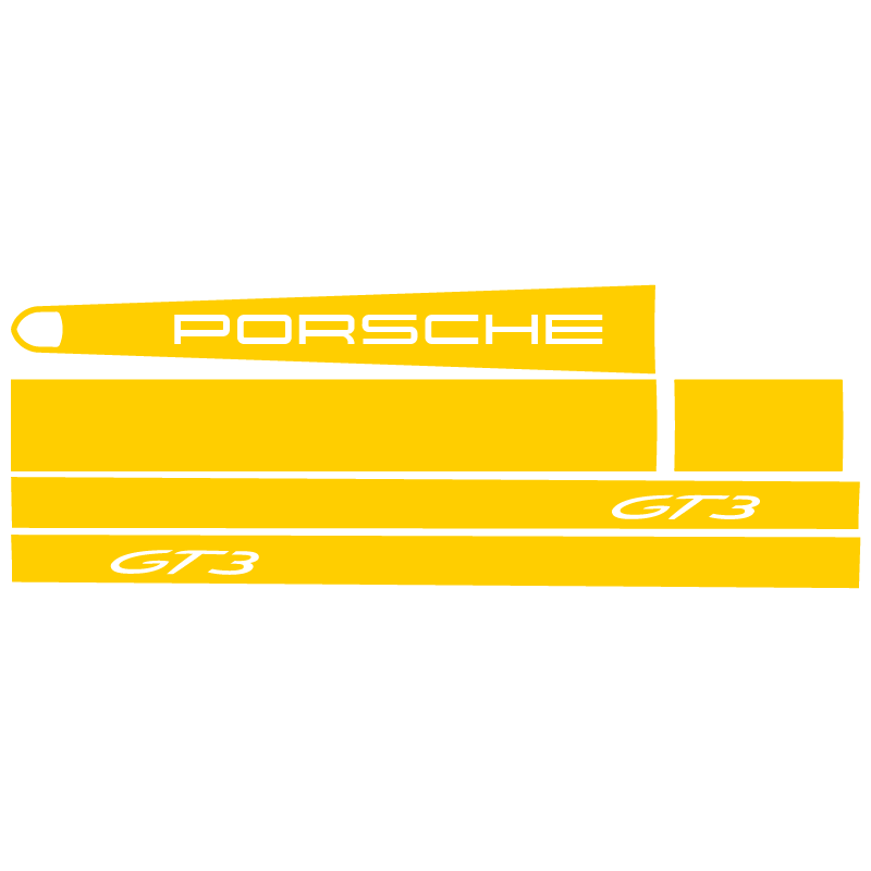 Kit Bandes Stickers Porsche 911 - 992 GT3